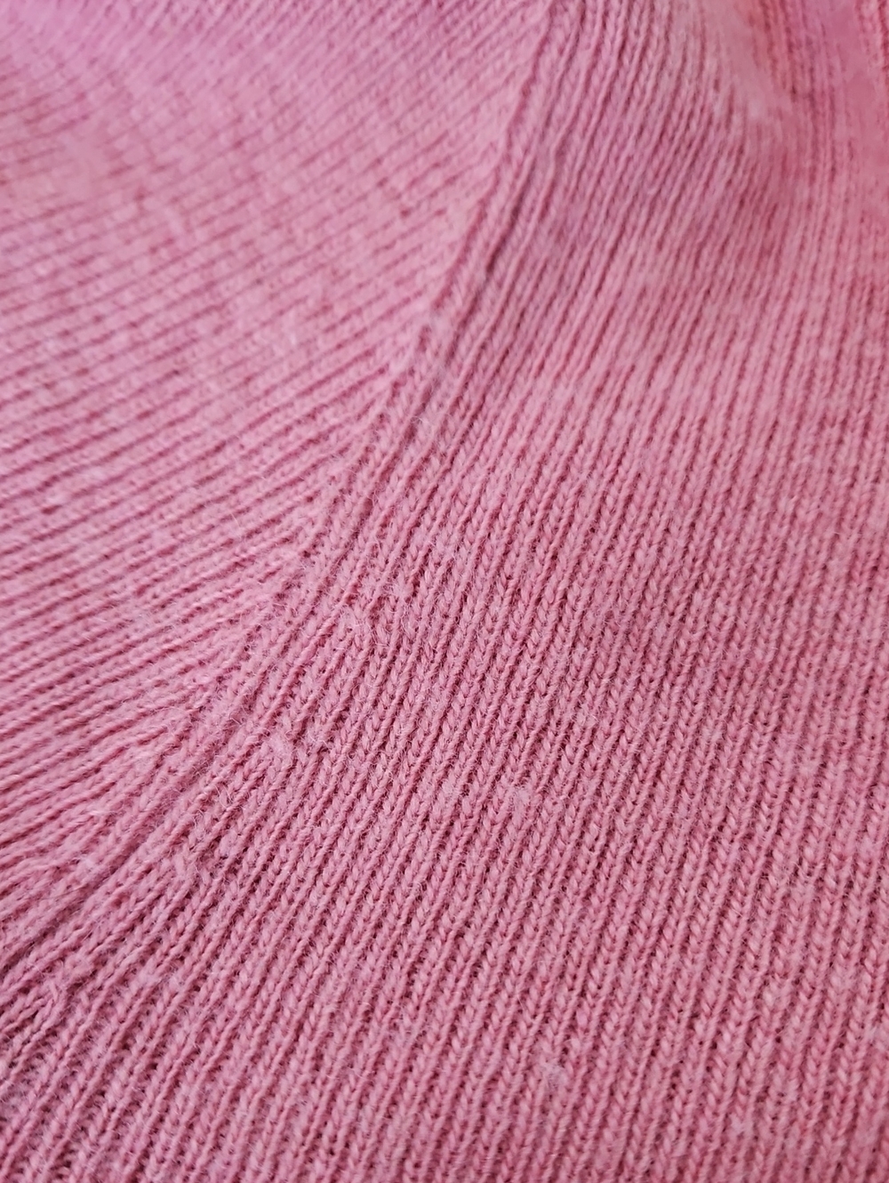 Staud  Pink Ribbed Long-Sleeve Midi Dress S - Picture 11 of 12